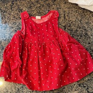 Red Polka Dot Baby Dress